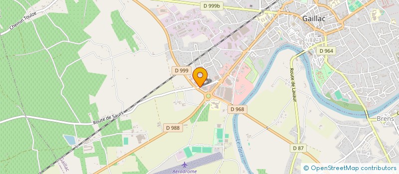 localisation de l'entreprise MB GAILLAC  GAILLAC