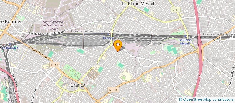 localisation de l'entreprise MB GARDIENNAGE PRIVE à DRANCY
