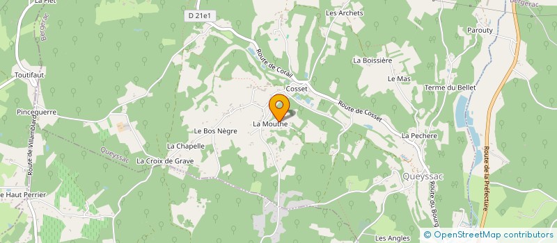 localisation de l'entreprise MB GRAND BUT  CLERMONT DE BEAUREGARD