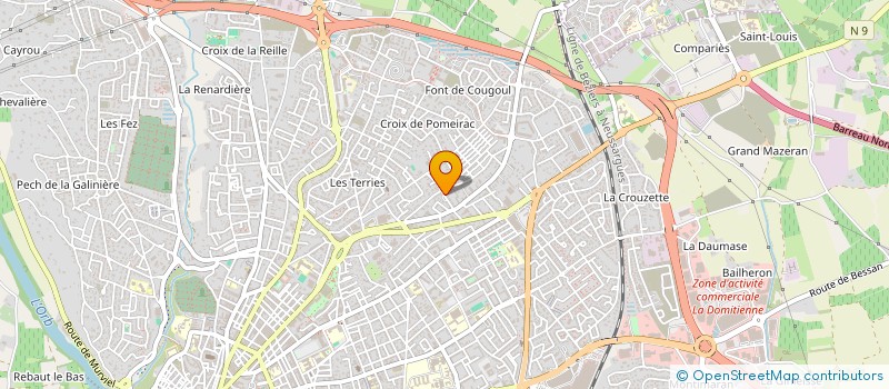 localisation de l'entreprise MB-GREENWORK SASU  BEZIERS