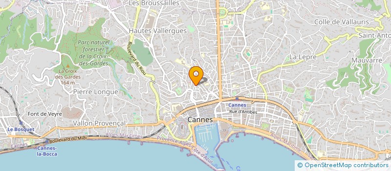 localisation de l'entreprise MB GROUP à CANNES