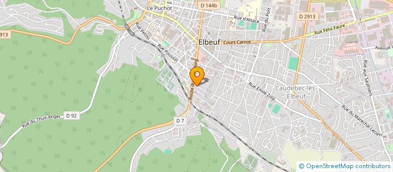 localisation de l'entreprise MB HABITAT à ELBEUF