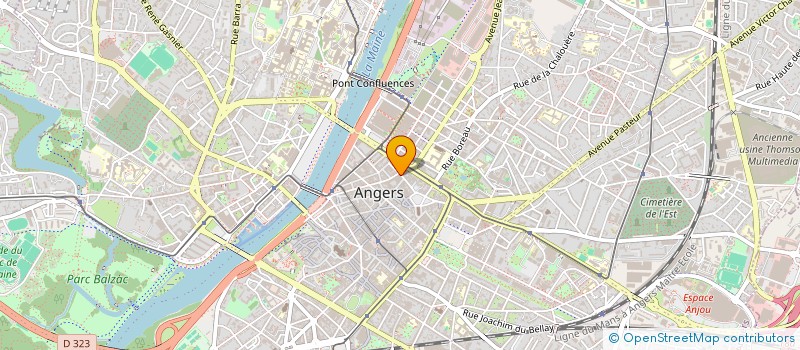 localisation de l'entreprise MB HERAULT à ANGERS