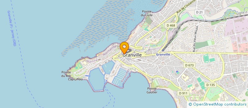 localisation de l'entreprise MB HOLDING  GRANVILLE