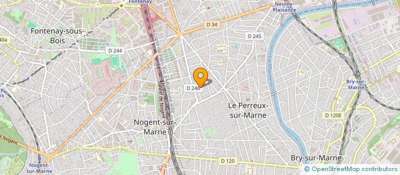 localisation de l'entreprise MB HOLDING  LE PERREUX-SUR-MARNE