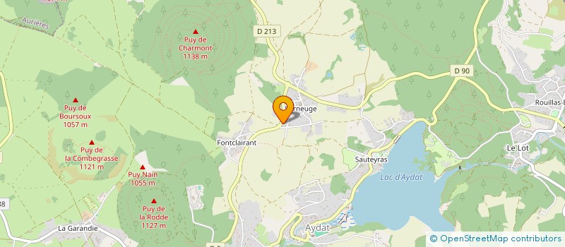 localisation de l'entreprise MB HOLDING  AYDAT