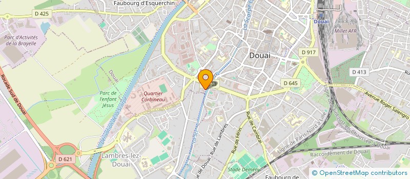 localisation de l'entreprise MB HOLDING SANTE  DOUAI