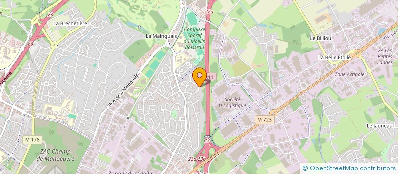 localisation de l'entreprise MB IESS  CARQUEFOU