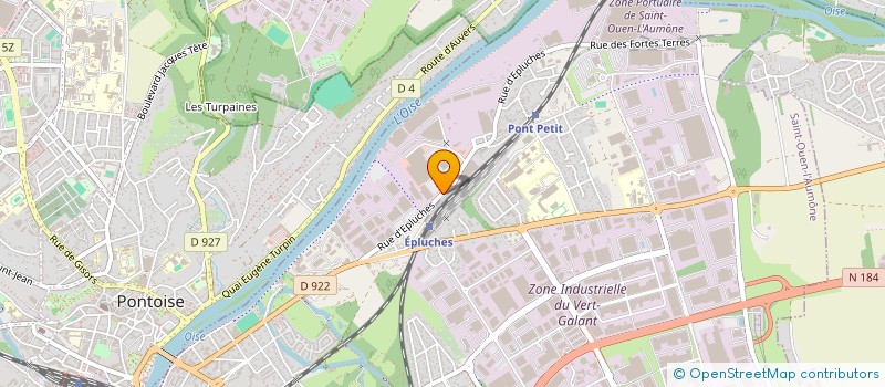 localisation de l'entreprise MB II à SAINT-OUEN-L'AUMONE