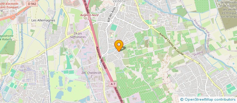 localisation de l'entreprise MB IMMO  VEDENE