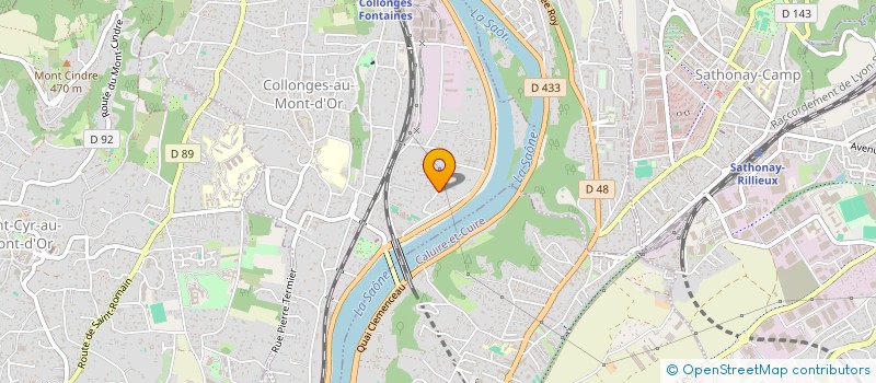 localisation de l'entreprise MB IMMO  COLLONGES-AU-MONT- D OR