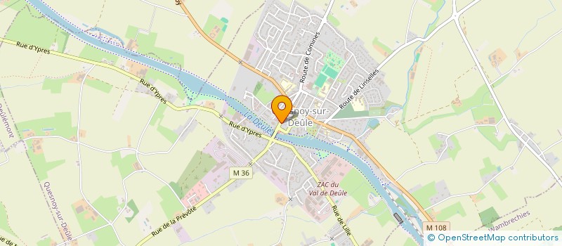 localisation de l'entreprise MB IMMO à QUESNOY-SUR-DEULE