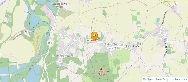 localisation de l'entreprise MB IMMO  SAINT-GEORGES-SUR-ALLIER