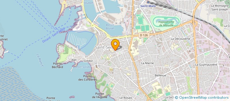 localisation de l'entreprise MB IMMO  SAINT-MALO