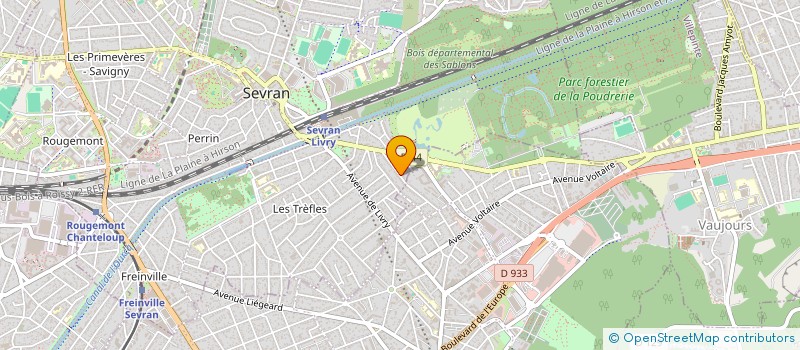 localisation de l'entreprise MB IMMO à SEVRAN