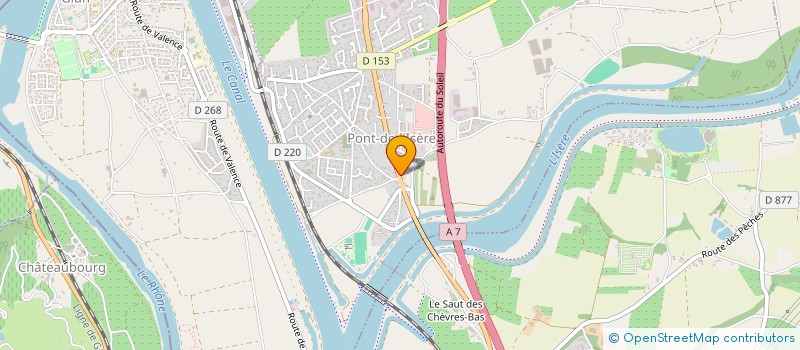 localisation de l'entreprise MB IMMO  PONT-DE-L'ISERE