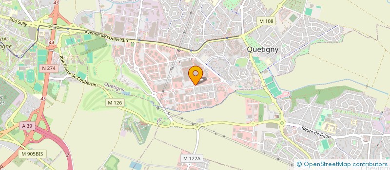 localisation de l'entreprise MB IMMO  QUETIGNY