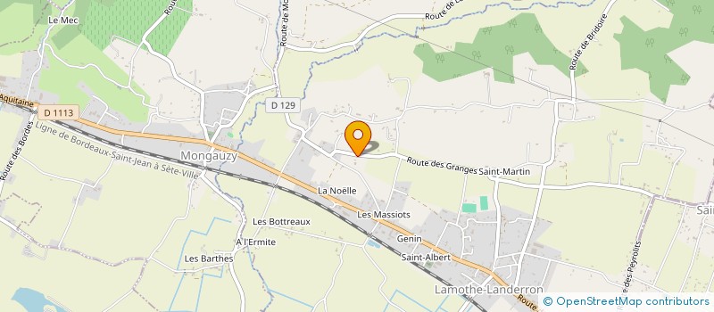 localisation de l'entreprise MB-IMMO  LAMOTHE-LANDERRON