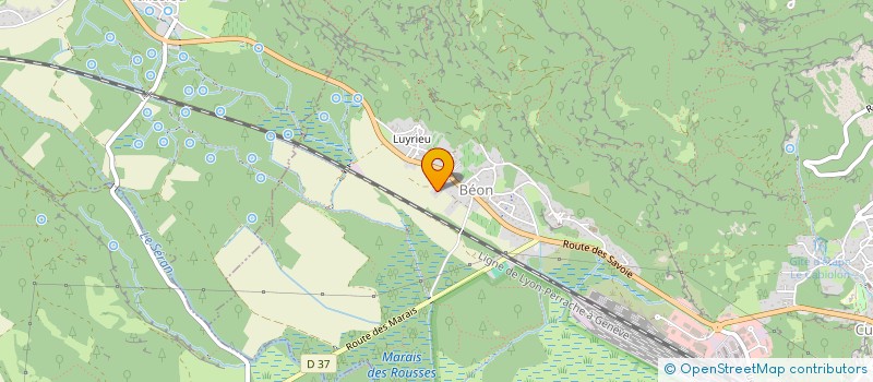 localisation de l'entreprise MB IMMO  CULOZ-BEON