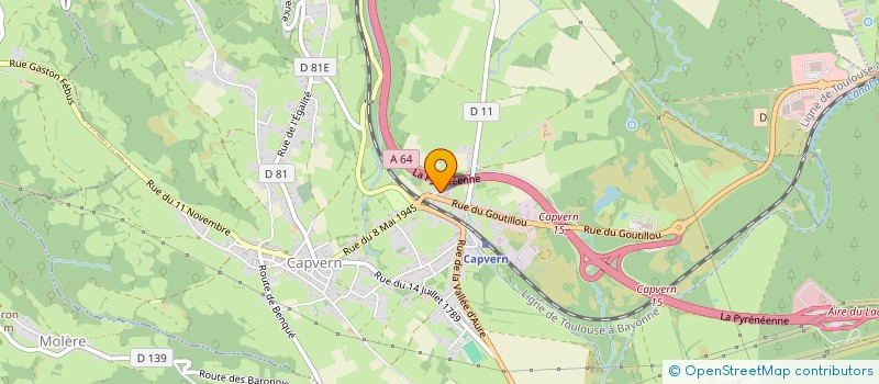 localisation de l'entreprise MB IMMO  CAPVERN