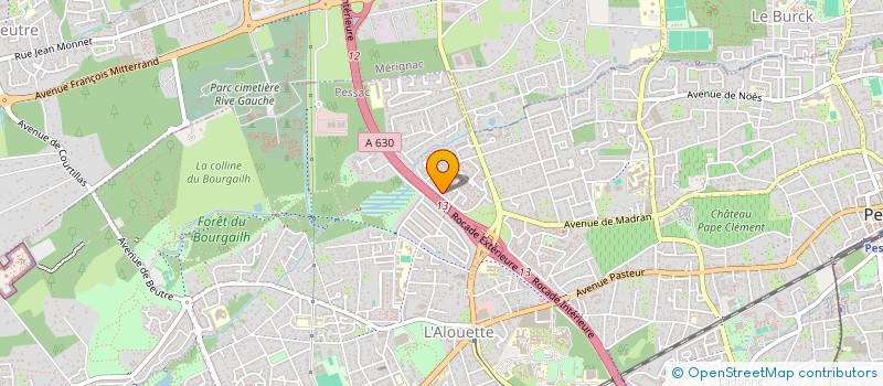 localisation de l'entreprise MB IMMO  PESSAC