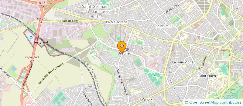 localisation de l'entreprise MB IMMO à CAEN