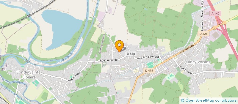 localisation de l'entreprise MB IMMOBILIER  QUINCY-VOISINS