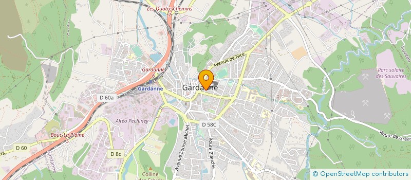 localisation de l'entreprise MB IMMOBILIER à GARDANNE