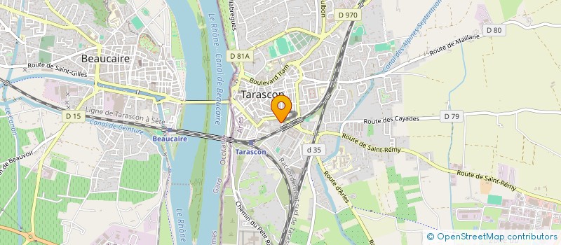 localisation de l'entreprise MB IMMOBILIER  TARASCON