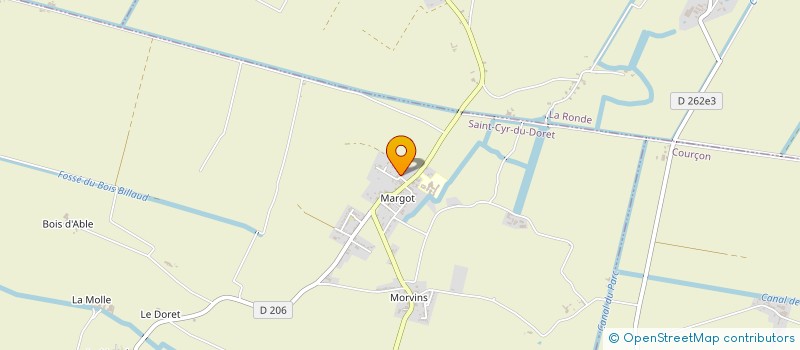 localisation de l'entreprise MB IMMOBILIER  SAINT-CYR-DU-DORET