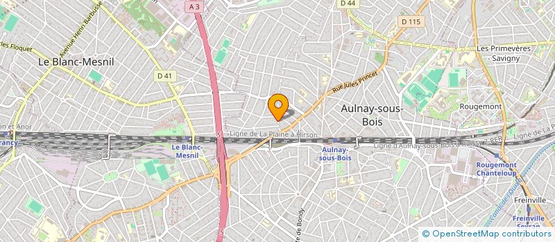 localisation de l'entreprise MB INFORMATIQUE à AULNAY-SOUS-BOIS