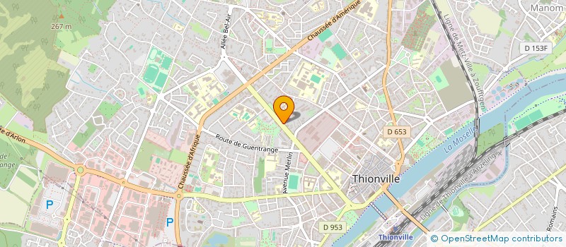 localisation de l'entreprise MB INVEST à THIONVILLE