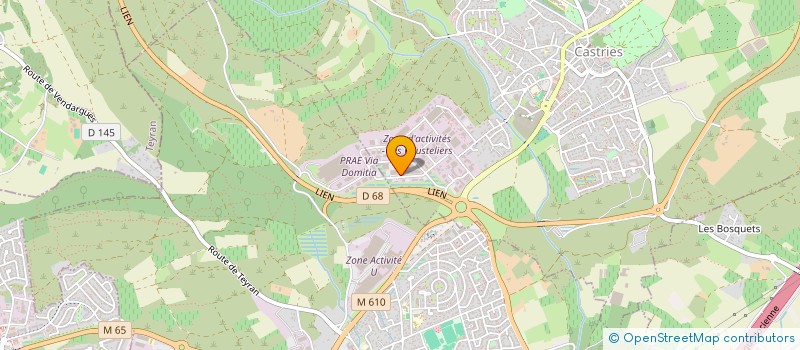 localisation de l'entreprise MB INVEST  CASTRIES