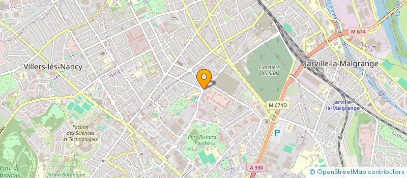 localisation de l'entreprise MB INVEST  VANDUVRE-LES-NANCY