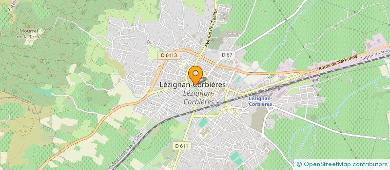 localisation de l'entreprise MB INVEST à LEZIGNAN-CORBIERES