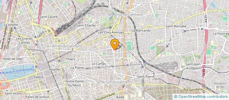 localisation de l'entreprise MB INVEST à MARSEILLE