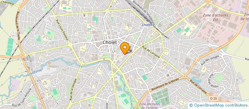 localisation de l'entreprise MB INVEST à CHOLET