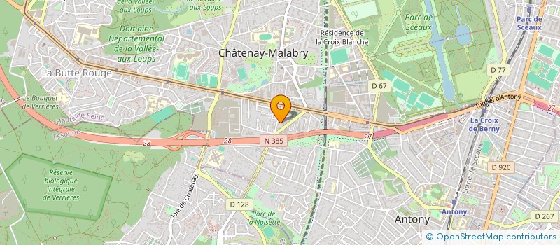 localisation de l'entreprise MB INVEST  CHATENAY-MALABRY