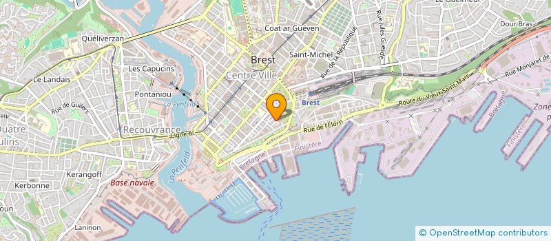 localisation de l'entreprise MB INVESTISSEMENT à BREST