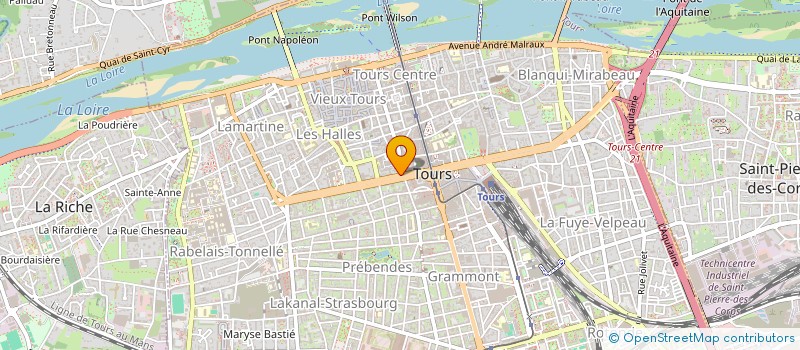 localisation de l'entreprise MB INVESTISSEMENT SARL  TOURS