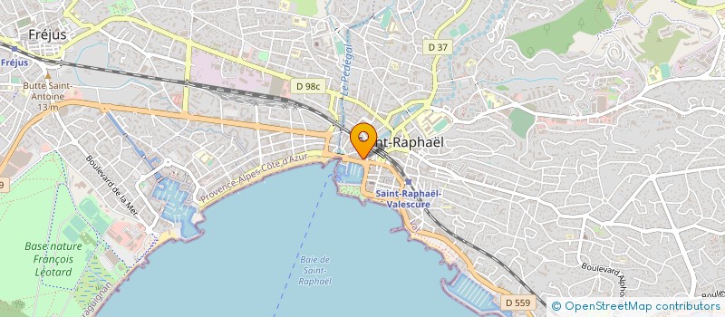 localisation de l'entreprise MB INVESTISSEMENTS à SAINT-RAPHAEL