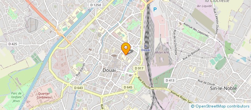 localisation de l'entreprise MB KARATE CLUB DOUAISIS DECHY GUESNAIN SIN LE NOBLE  DOUAI