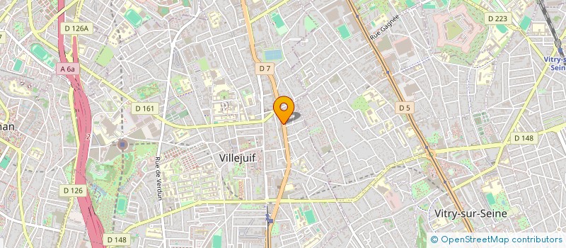 localisation de l'entreprise MB&KH ASSOCIES à VILLEJUIF