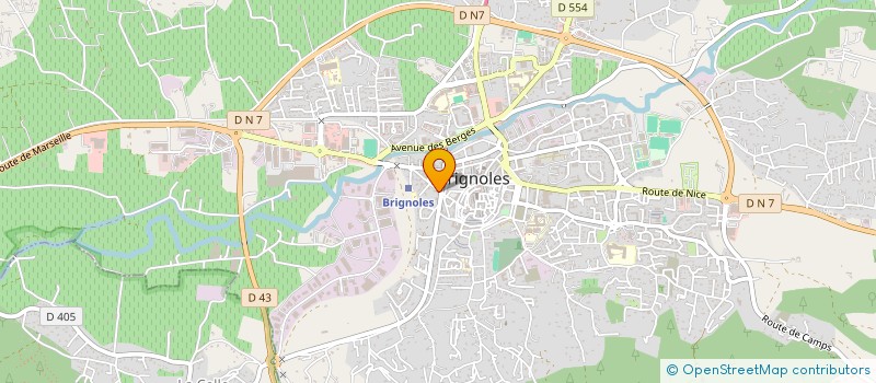 localisation de l'entreprise MB LA BOETIE à BRIGNOLES