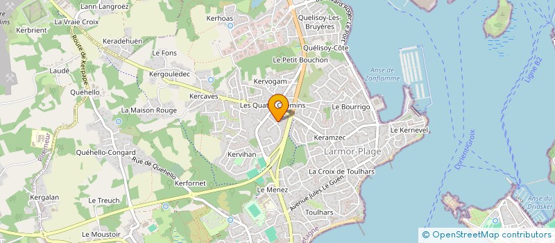 localisation de l'entreprise MB LARMOR  LARMOR-PLAGE