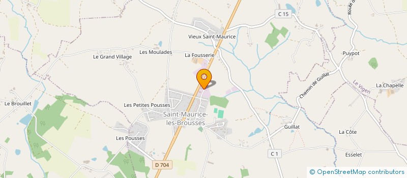 localisation de l'entreprise MB LAVAGE à SAINT-MAURICE-LES-BROUSSES