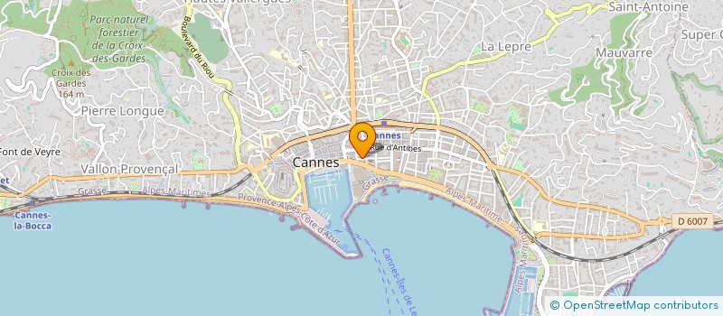 localisation de l'entreprise MB LICENCES  CANNES