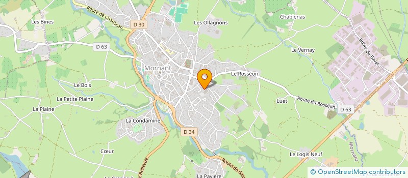 localisation de l'entreprise MB LOCATION  MORNANT