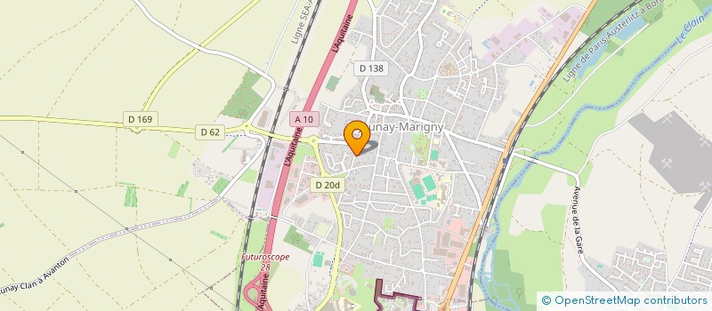 localisation de l'entreprise MB LOCATION  JAUNAY-MARIGNY