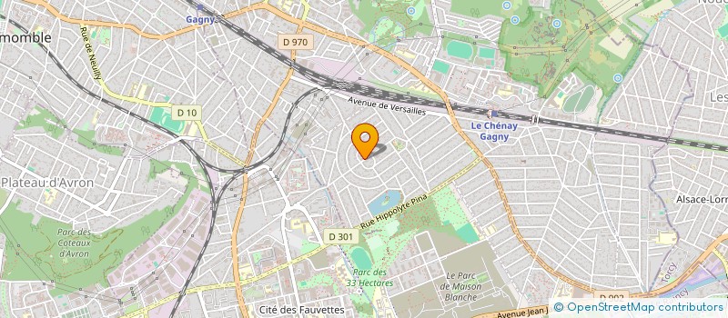 localisation de l'entreprise MB LOGISTICS  GAGNY